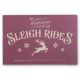 handcrafted wooden winter sign - Sleigh Rides