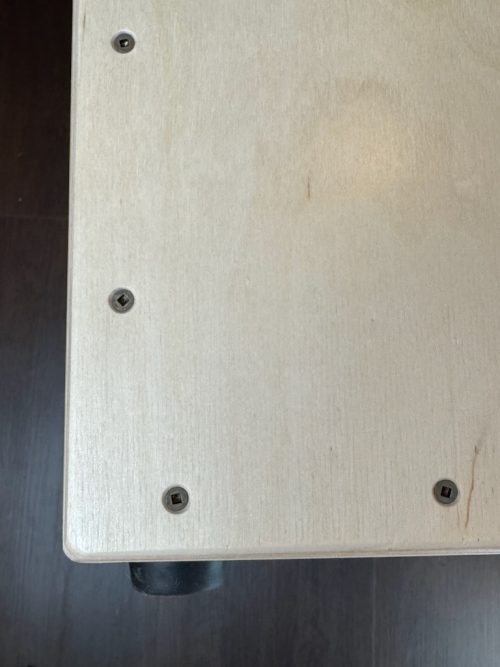 handcrafted cajon - o-d-doh original series - tapa screws