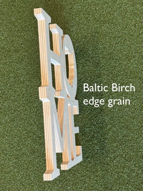 wooden home sign wall decor edge profile