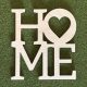 Wooden Home SIgn wall decor with heart cutout