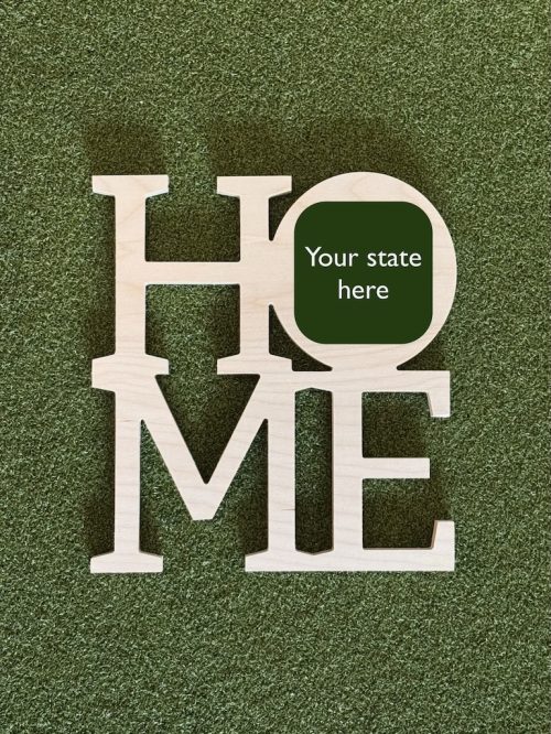 home sign wall decor - your state